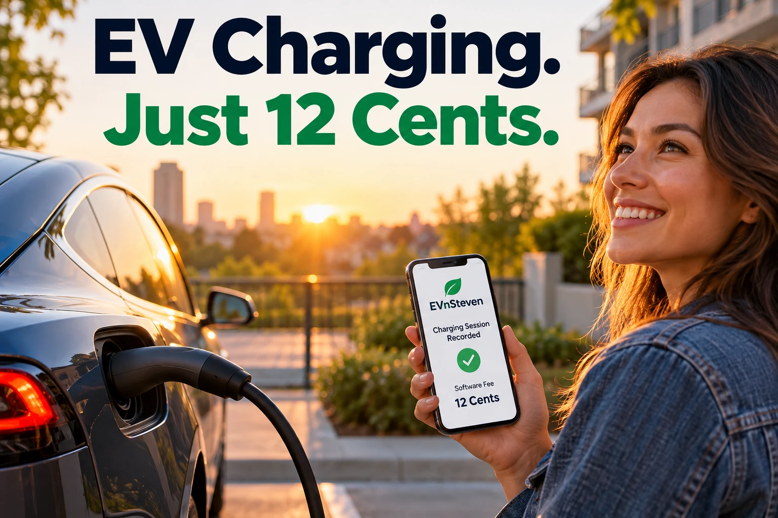 EV Charging. Just 12 Cents.