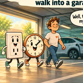 The charging station says, 'Well, there goes my job'